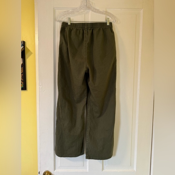 American Eagle Outfitters Cotton Side Pockets Wide Leg Pants• Medium - Picture 2 of 6